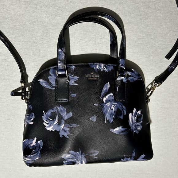 Kate Spade New York Satchel in Black Cameron Street Night Rose - Picture 1 of 7